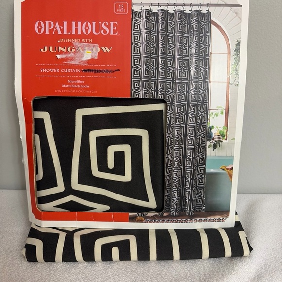 opalhouse jungalow New! Shower Courtain No Hooks - Picture 2 of 7